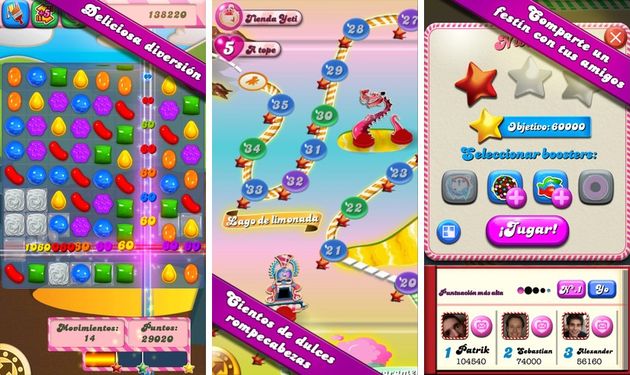 Candy Crush Saga, uno de los juegos móviles más adictivos del momento