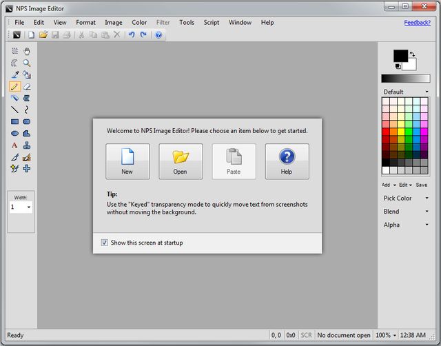 NPS Image Editor, potente software gratuito para edición de imágenes