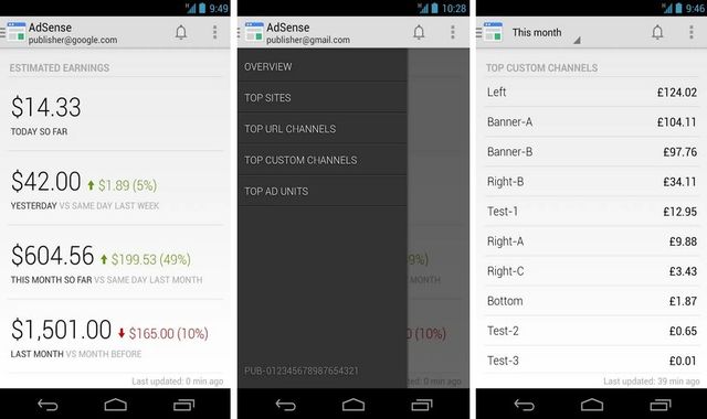 Por fin está disponible la app oficial de Google Adsense para Android