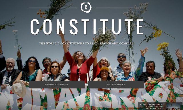 Constitute, proyecto Google para conocer las Constituciones del mundo