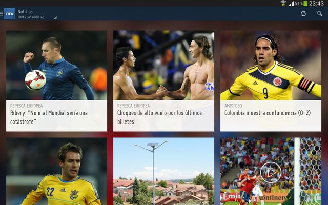 Ya disponible la aplicación oficial de la FIFA para Android e iOS