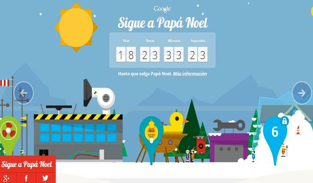 Google SantaTracker, cuenta regresiva para la llegada de Papá Noel