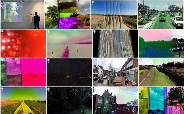 Una galería online con imágenes defectuosas de Street View