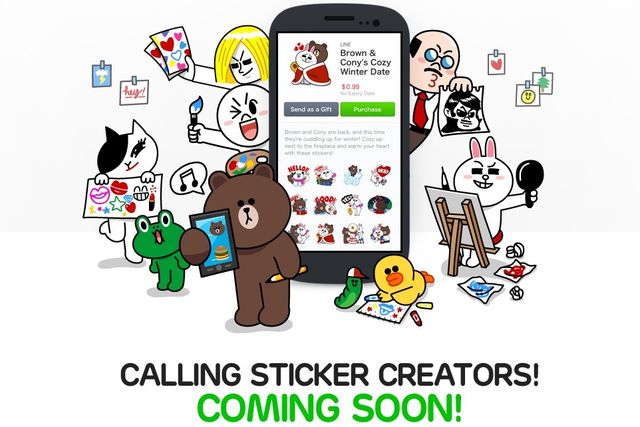 Line Creators Market, pronto podremos vender nuestros stickers en LINE
