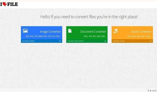 Ilovefile: convertir gratis y online documentos, imágenes y audios