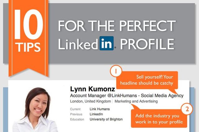 10 Consejos Para Crear Un Perfil De Linkedin Perfecto Infografía 2142