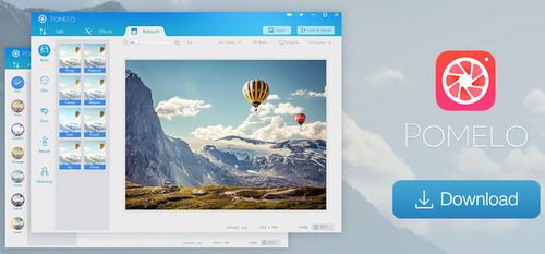 Pomelo, software gratis para editar y mejorar tus fotografías