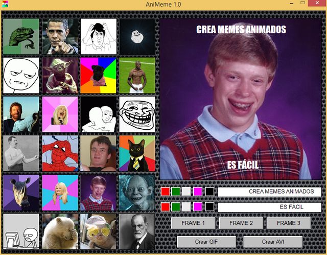 AniMeme, software gratuito para crear memes animados