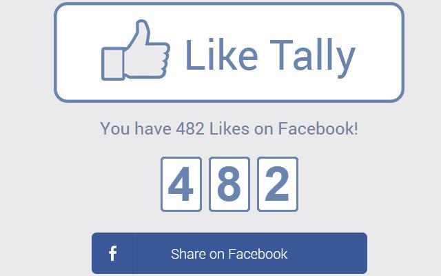 Like Tally: cuántos "Me Gusta" recibiste en tu perfil de Facebook