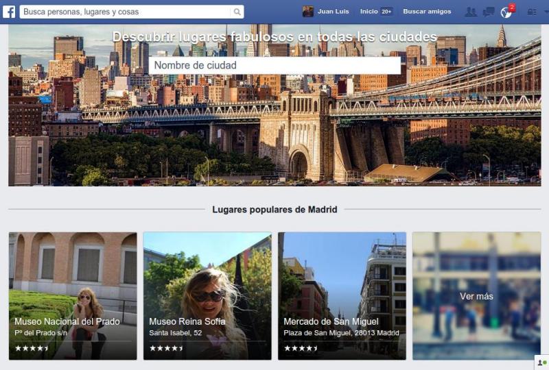 Facebook Places: conoce lo que debes ver en cada ciudad