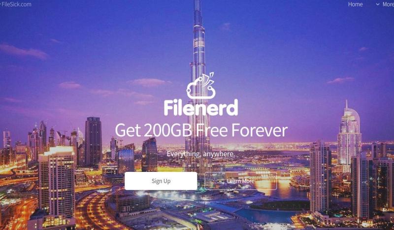 FileNerd: 200 Gb de espacio gratis para almacenar archivos