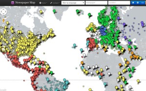 Newspaper Map