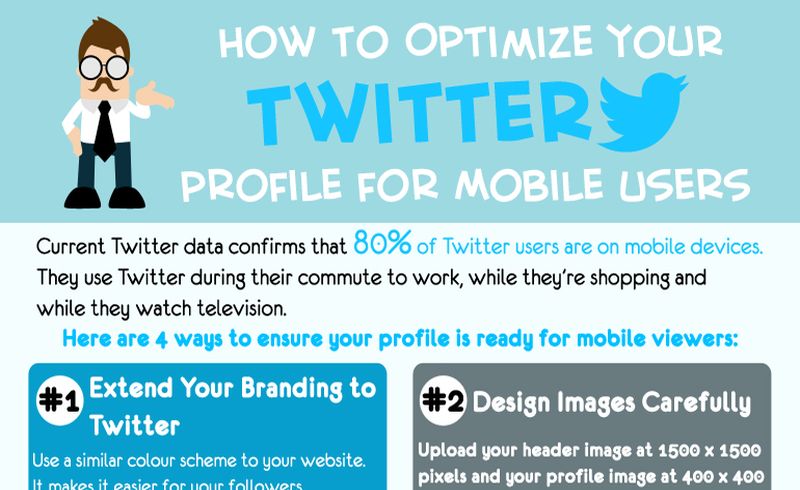 Cómo optimizar tu perfil en Twitter para los usuarios móviles (infografía)