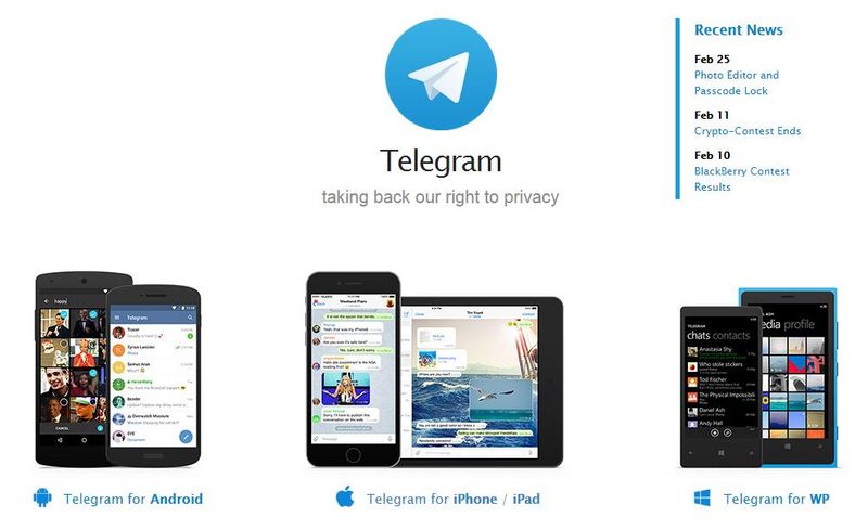 Telegram se actualiza con editor de fotos y código de acceso