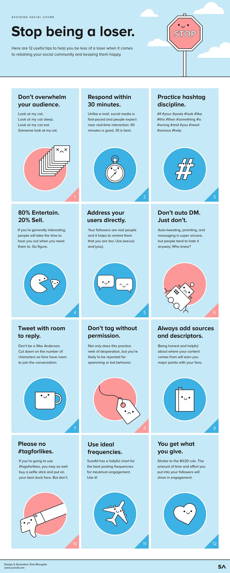 12 consejos para evitar la fuga de seguidores en las Redes Sociales (infografía)