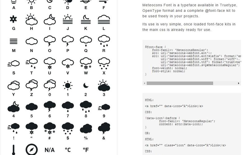 10 páginas con iconos gratuitos en formato Web Font para usar en tus sitios