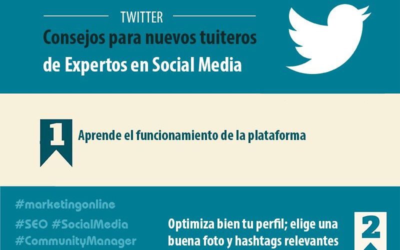 Los expertos en Social Media nos dan 13 consejos para Twitter (infografía)