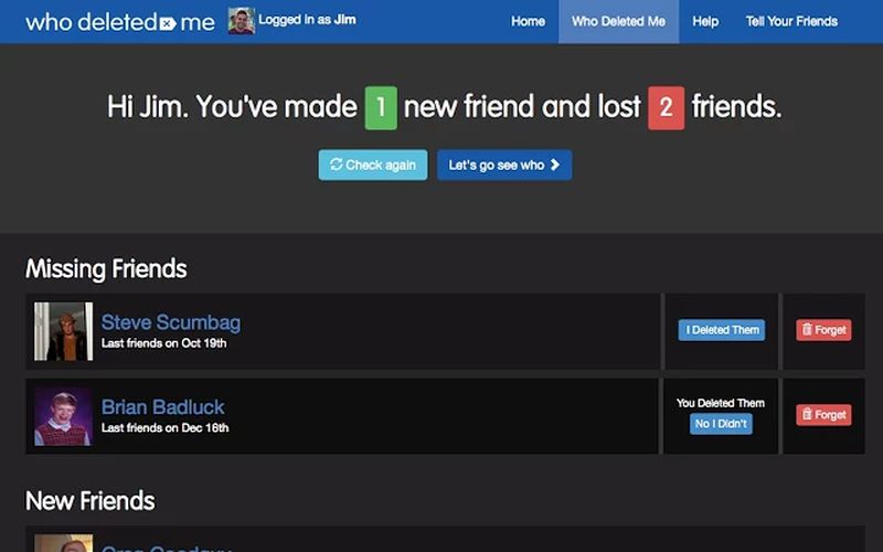 Who Deleted Me: vuelve a funcionar la app que te dice quién te eliminó de Facebook