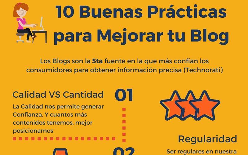 ¿Quieres mejorar tu blog? Sigue estos 10 consejos (infografía)