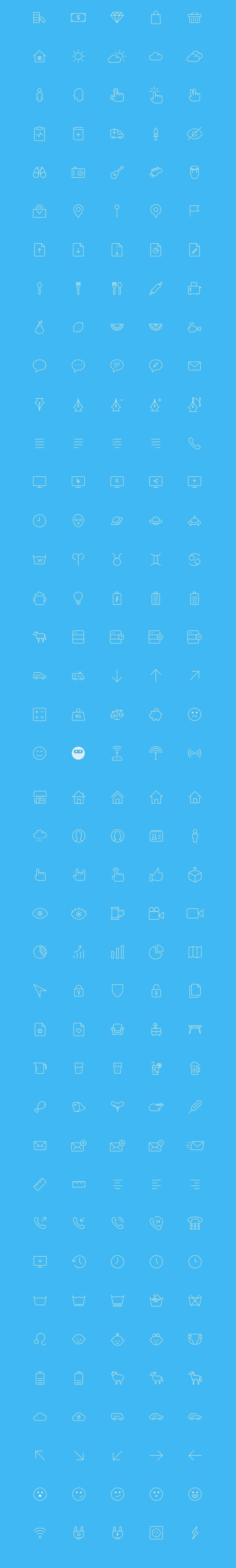 Nanoline Icons: 200 iconos vectoriales gratuitos para descargar