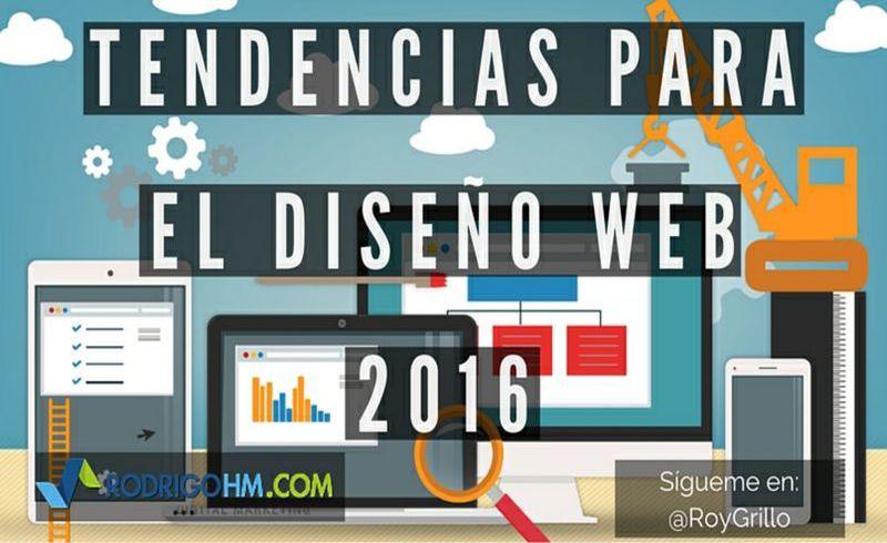 Las Tendencias en Diseño Web en 2016 (infografía)