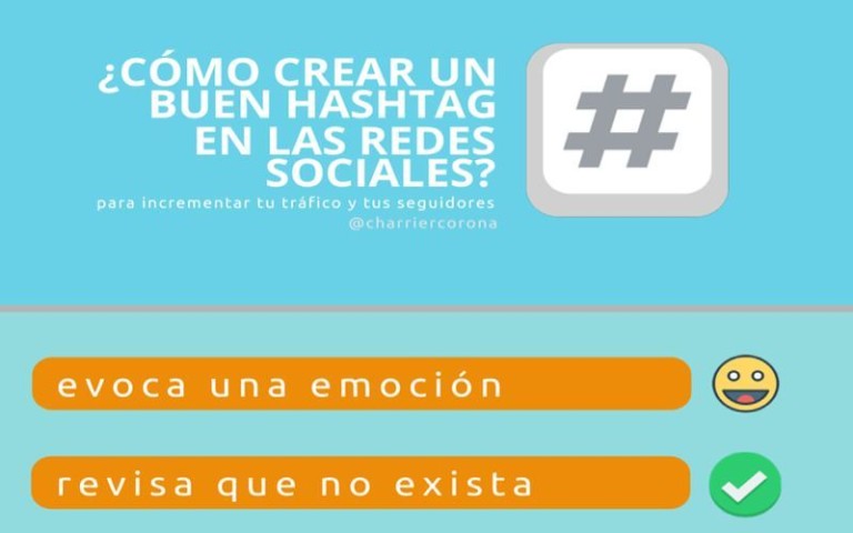 Cómo Crear Hashtags Efectivos En Las Redes Sociales Infografía 5071