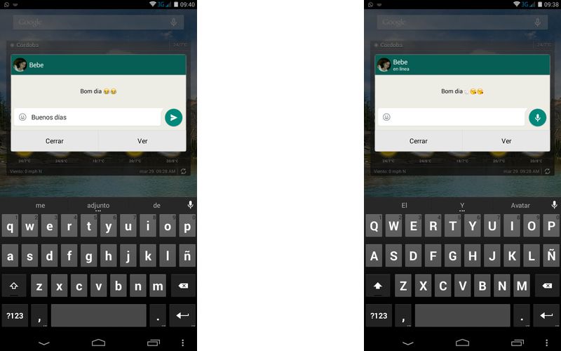 Ya es posible Responder mensajes de WhatsApp desde las notificaciones en Android