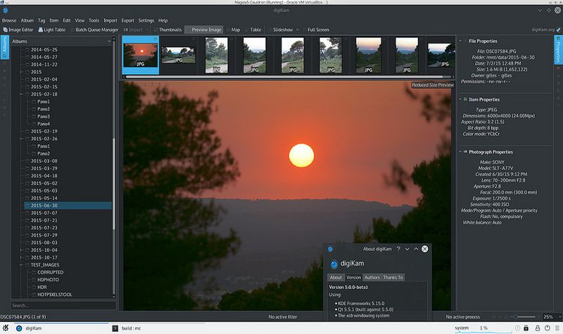 digiKam: software gratis para organizar, visualizar y editar tus fotos