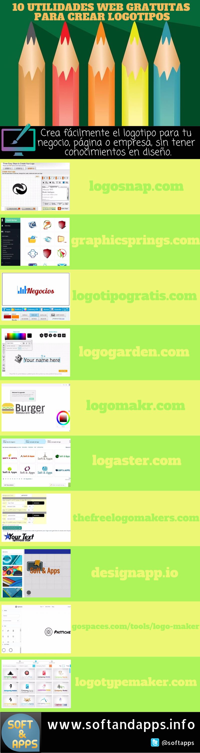 10 Utilidades web gratuitas para crear Logotipos