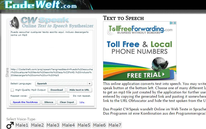 Texto a voz, a Mp3 y a audio Morse: 5 utilidades web gratuitas