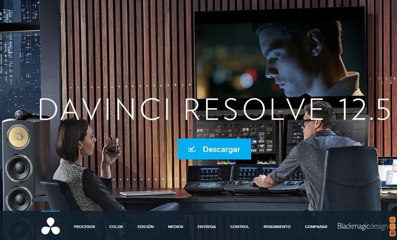 DaVinci Resolve: editor de vídeo profesional gratis para cineastas