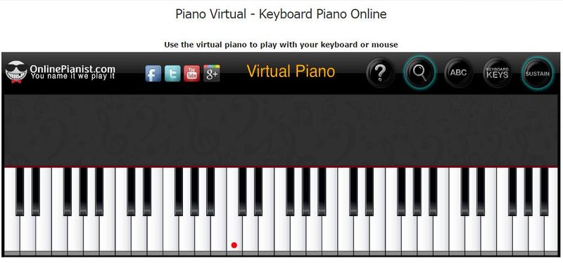 onlinepianist keyboard