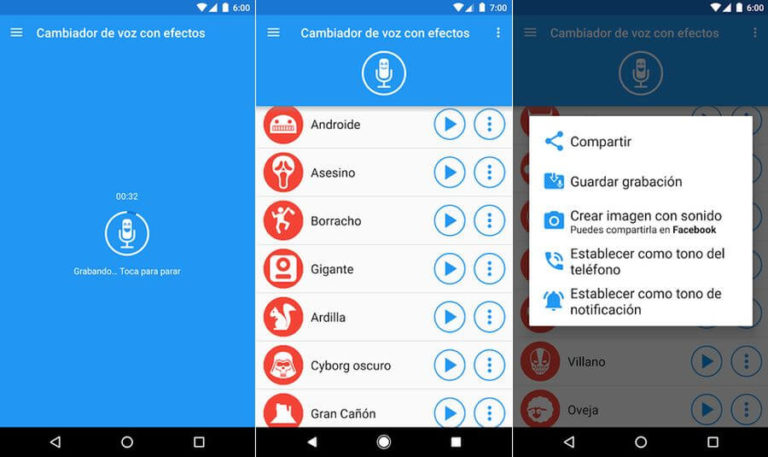 Cambiador De Voz Con Divertidos Efectos Para Tu Android