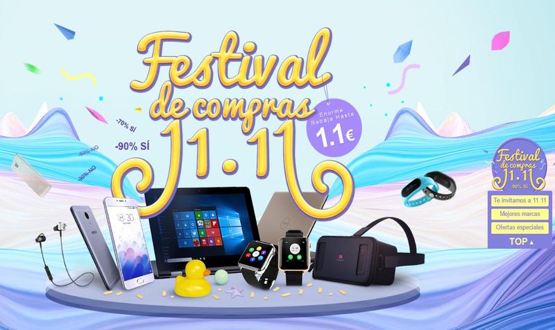 Grandes ofertas en smartphones y tecnología en Festival 11.11 de Igogo