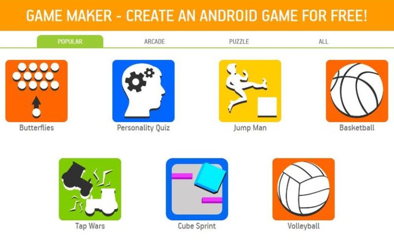 2 Páginas Para Crear Juegos Android Gratis Y Sin Programar 0873
