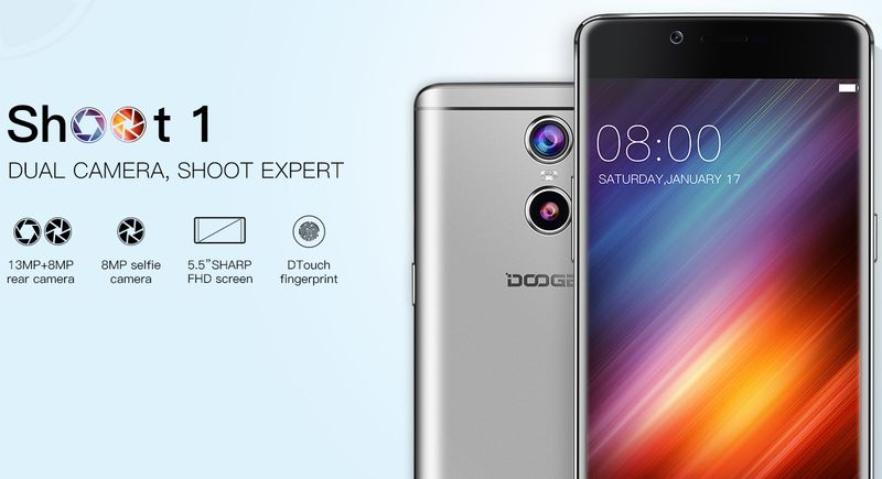 Doogee Shoot 1: nuevo teléfono con doble cámara trasera y precio increíble