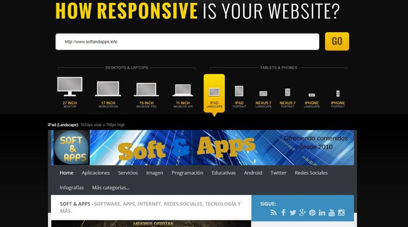 5 páginas gratis para probar como se ve una web en distintos dispositivos