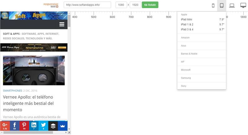 5 páginas gratis para probar como se ve una web en distintos dispositivos