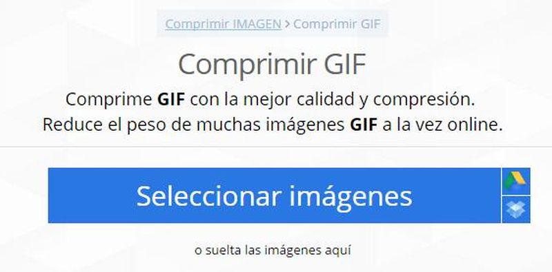 5 aplicaciones web para comprimir GIFs animados online