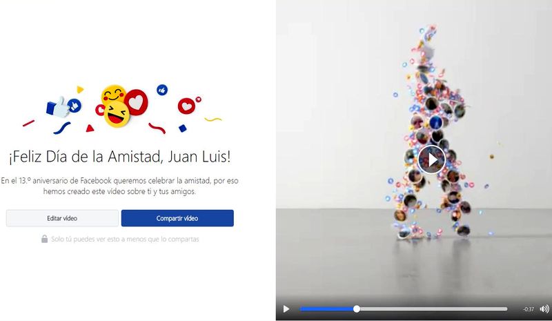 Día de la Amistad, comparte el vídeo que Facebook ha creado para ti