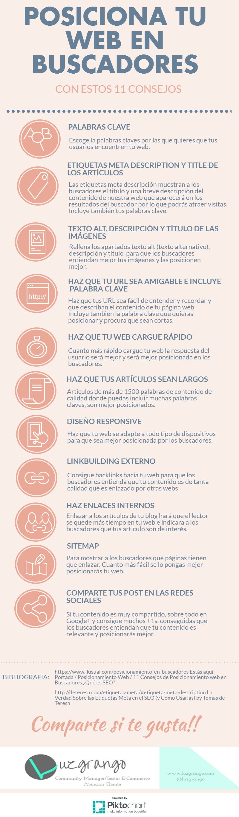 11 mejores consejos para Posicionamiento Web en buscadores