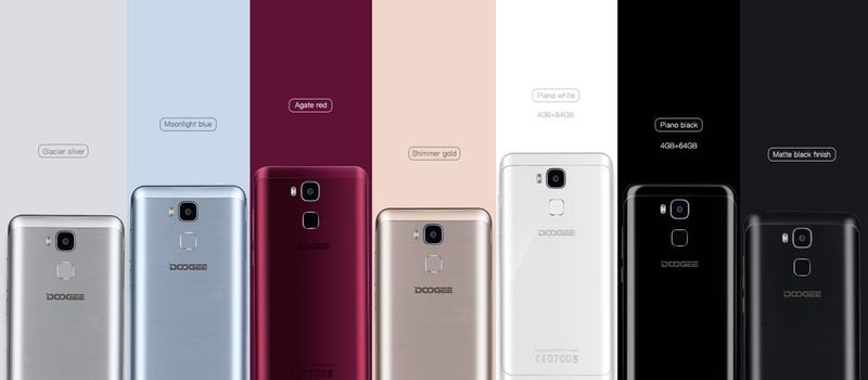 Gran gama de colores para el smartphone Doogee Y6