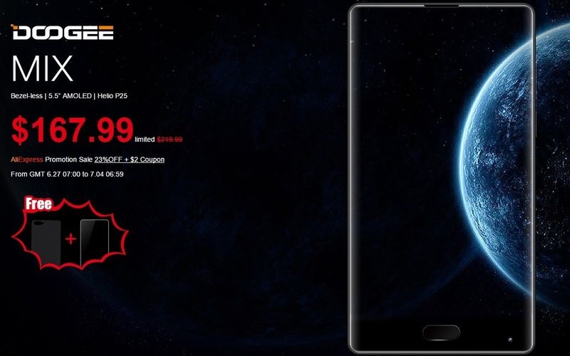 Edición especial del Doogee Mix, junto a la edición normal en venta