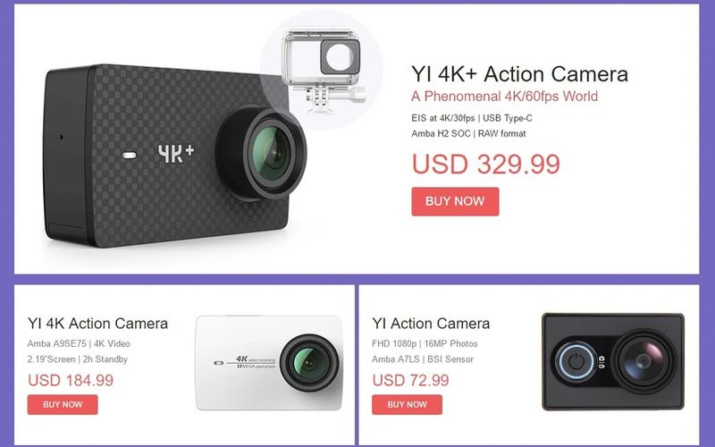 Promoción de XiaoYi: las mejores cámaras con descuentos importantes