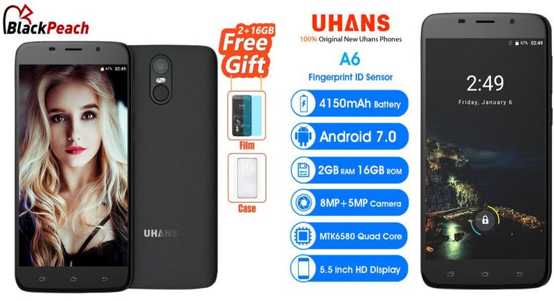 El teléfono Uhans A6 disponible por apenas $75.99