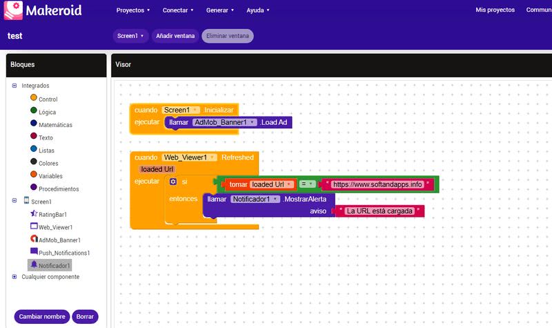 Makeroid: utilidad web gratuita para crear apps Android sin programar