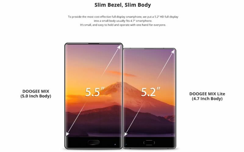 MIX LITE: smartphone con pantalla completa más asequible del mundo