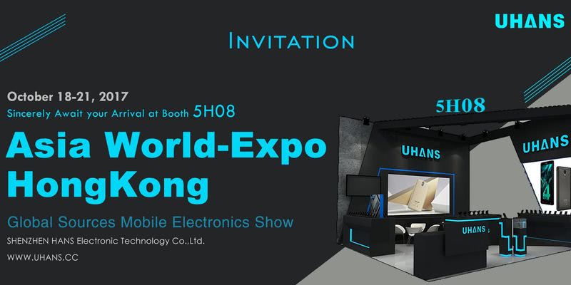 UHANS llevará su primer Smartphone IP68 K01 a la Asia World-Expo