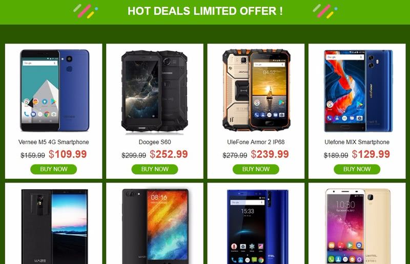 Black Friday en TomTop con teléfonos por unos cuantos dólares