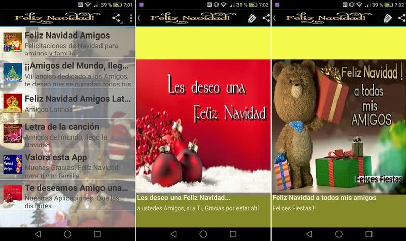 5 apps para enviar Felicitaciones de Navidad desde tu Android